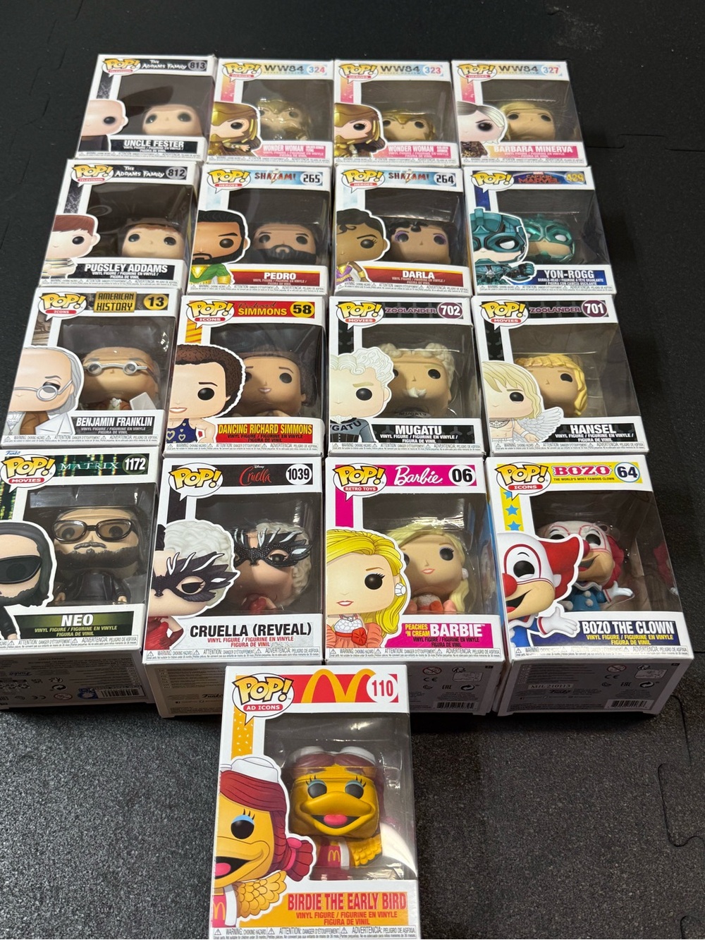 Lot Of 17 Mixed Funkos